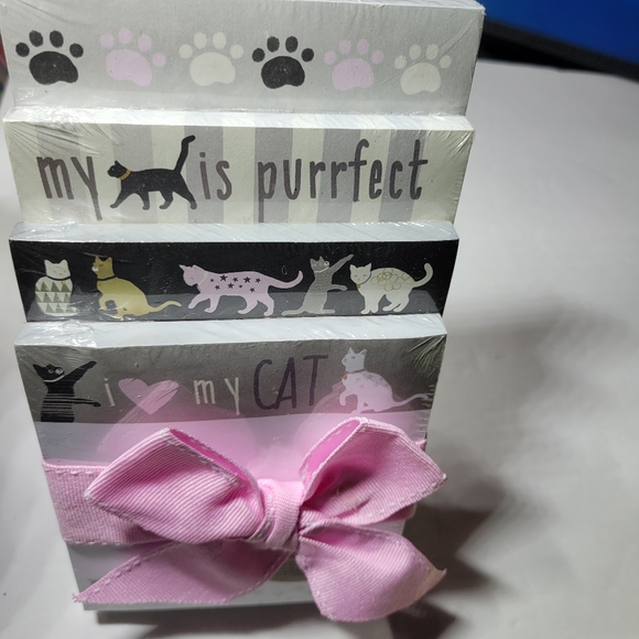 🦊HOST PICK🐺 Bundle of Cats Notepads Stacked Memo Pads - Picture 1 of 5